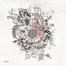 Large Boho Wall Art Print Original Flowers Artwork Bohemian Etsy Bohemian Artwork Canvas Art Prints Modern Art Prints