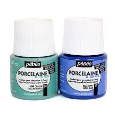 Porcelaine Paint Information And Colour Chart Page From