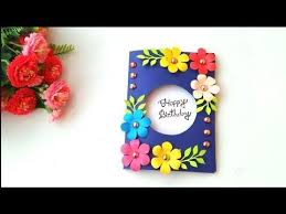 Beautiful Handmade Birthday Card Idea Youtube Handmade Birthday Cards Greeting Cards Handmade Birthday Happy Birthday Cards Handmade