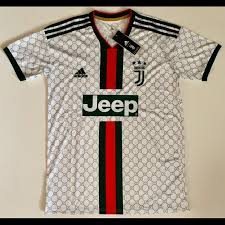 Choose the classic black and white striped home jersey as worn at. Adidas Shirts New Adidas Ronaldo Juventus Gucci Jersey 292020 Poshmark