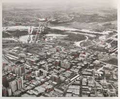Photo Of Trinity River Dallas Texas Before It Was Moved And Straightened In 1928 Building Names Labeled In Notes Downtown Dallas Texas History Dallas Texas
