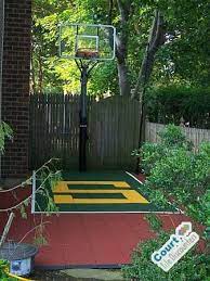 A court gives you the freedom to play to your heart's content whenever you want. Small Backyard Basketball Court Modern Fitnessraum Kolumbus Von Court Tile Discounters Houzz