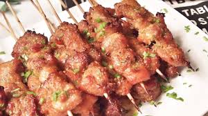 Sate is basically a meat or sometimes offals skewered on bamboo sticks and then grilled. Super Easy Mutton Satay Skewers Recipe ç¾Šè‚‰æ²™çˆ¹ Popular Southeast Asian Street Food Malay Sate Youtube