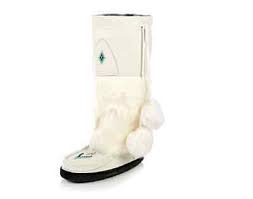 Manitobah Mukluks Spirit Boot White Grain Leather Ebay