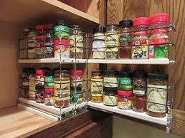 Amazon Com Vertical Spice 222x2x11 Dc Spice Rack Cabinet Mounted 3 Drawers 30 Capacity New Cabinet Spice Rack Spice Cabinet Organization Spice Rack