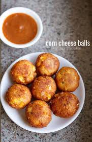 Corn Cheese Balls Recipe With Step By Step Photos Easy Tasty And A No Fail Corn Cheese Balls Recipe Fried Baked Che Cheese Ball Recipes Veg Snacks Recipes