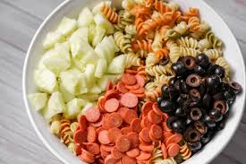 You can use any pasta, but i like to use fusilli, penne, or rotini. Easy Pasta Salad Recipe With Italian Dressing Video Lil Luna