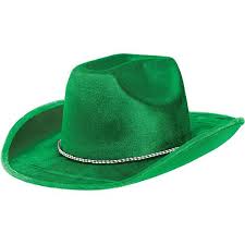 Green Suede Cowboy Hat Party City Cowboy Hats Green Suede Cowboy