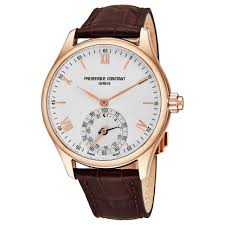 The frederique constant hybrid manufacture is a totally new kind of smartwatch that combines a true mechanical movement with an full featured fitness tracker and connected watch in one cohesive. Buy Frederique Constant Horological Smartwatch Men S Watch Fc 285v5b4 Ashford Com
