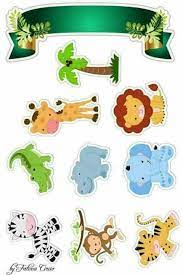 Topo De Bolo Safari Para Editar E Imprimir Gratis Mimo Kids Safari Birthday Safari Cakes Jungle Theme Birthday Safari giraffe illustration paper, safari, mammal, child png. topo de bolo safari para editar e
