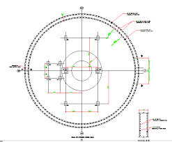 The Typical Section Plan Of Chimney Shell Wall Rc Details Is Given In This Autocad Dwg File Download The Free 2d Autocad D In 2020 Autocad Drawing Autocad How To Plan