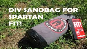 The standard end caps work perfectly. Diy Sandbag For Spartan Fit Youtube