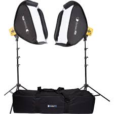 Interfit Honey Badger 320ws 2 Light Kit Hb3202k1 B H Photo Video