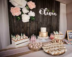 Boho Chic Baby Shower Party Ideas Photo 18 Of 30 Baby Shower Girl Shower Chic Baby Shower