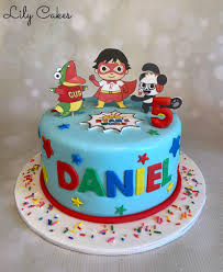 Instant download ryan´s world printable cake topper. Lily Cakes Ryan S World Birthday Cake Facebook
