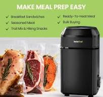 InstaSeal Food Vacuum Sealer Machine, Upright Vacuum Sealer Machine Allows  to Vacuum Seal Liquids, Food Sealer, Keeps Food Fresh Longer As Seen on TV  ...