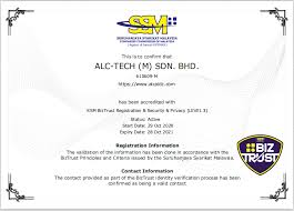 This new registration number format will replace the existing business registration number of all companies at a date to be announced by ssm later. Ssm Biztrust Registration Security Privacy Level 3 29 Oct 2020 28 Oct 2021