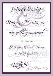 A dagger poison pics of him and juliet and pictures of only her you can put invitation to the wedding a letter written to her from him. Romeo And Juliet Inspired Invitation With Quotes From The Play In The Background Classroom Education Teaching Romeo And Juliet