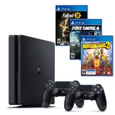 A ps5 digital edition bundle with accessories and a $20 gamestop gift card was selling for $629.99. Playstation 4 Slim Open World Collection System Bundle Gamestop Refurbished Playstation 4 Gamestop