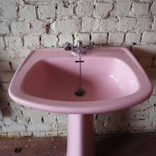 pink bathroom sink home designs