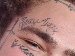 Image result for quirky pylon forehead tattoo