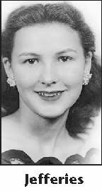 JACQUELENE JEFFERIES Obituary (2012)