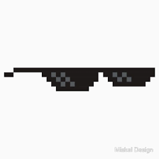 8 Bit Mlg Glasses Essential T Shirt By Miskel Design Glasses Meme 8 Bit Swag Glasses
