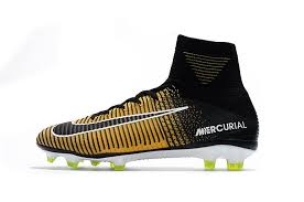 Black And White Soccer Cleats Mens Nike Mercurial Superfly V Fg Gold Black White Soccer Boots Superfly Nice Shoes