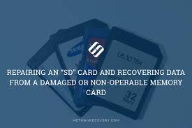 Copy all the files and folders you want to save off the sd card. Recovering Data From A Damaged Or Non Operable Memory Card