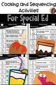 Have Fun Cooking In The Classroom With These Simple Recipes After Completing Each Recipe With Sequencing Activities Special Education Cooking In The Classroom