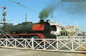 Steam Train At Lydiard St North Level Crossing Ballarat In The 1960s Model Railway Steam Trains Train