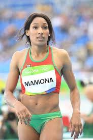 Patrcia mamona, a portuguese triple jumper who won the gold medal at 2016 european athletics championships in amsterdam, poses for photographers. Pin On Women S Athletics