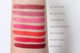 Maybelline Color Sensational Creamy Matte Lipsticks Review Swatches Cassandramyee Nz Beauty Blog Maybelline Color Sensational Lipstick Swatches Maybelline Creamy Matte Lipstick