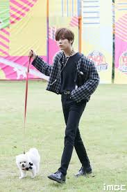 Kimwooseok With His Dog On Mbc 2020 Idol Championship Kim Guys Catboy