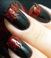 27 Classy And Bold Halloween Nail Designs To Try Styleoholic Red means sexy, emotions, and more feminine while black means mystery and cool.