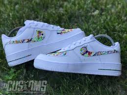 Nike Air Force 1 Custom Splatter Etsy Nike Air Shoes Nike Air Force Custom Nike Shoes
