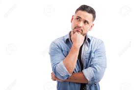 Are you rational or do you prefer to think in abstract terms? Portrait Of A Good Looking Young Man Looking Up And Thinking Stock Photo Picture And Royalty Free Image Image 47227950