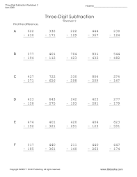 You'll find 100s of free printable worksheets for practicing addition, subtraction, multiplication, and division on our website. 6 Subtraction Worksheet Examples Pdf Examples