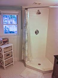 How To Make An Industrial Style Curtain Rod Neo Angle Shower Bathroom Remodel Shower Diy Shower Curtain