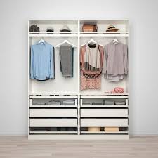 Pax Vinterbro تشكيلة دولاب ملابس أبيض Ikea