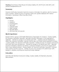 Check spelling or type a new query. Verification Specialist Resume Example Myperfectresume