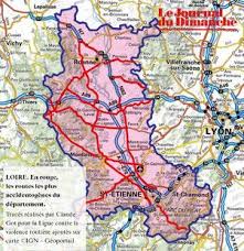 Carte de france avec les départements. Securiser Les Routes Departementales Departement De La Loire
