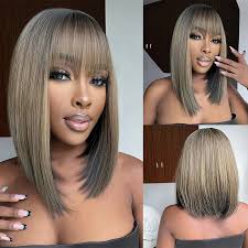 Bob Corte En Capas Cabello Mediano Melena Lisa Bob Con Capas Invisibles  Cabello Mediano Corte Bob