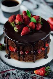 Chocolate Strawberry Cake Recipe Chocolate Strawberry Cake Cake Recipes Chocolate Cake Recipe