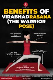 Virabhadrasana Steps Of Warrior Pose Benefits Learn Yoga Poses Yoga Poses Advanced Yoga Guru