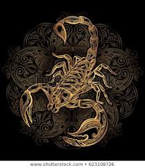 Black And Gold Snake Tattoo Scorpion Tattoo Ornate Gold Scorpion Image On Black Background Sign Horoscope Scorpion Tattoo Scorpion Image Zodiac Scorpio Art