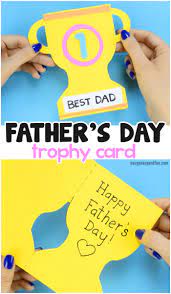 After all, the sport is a favorite activity among many dads. Father S Day Trophy Card With Printable Trophy Template Easy Peasy And Fun