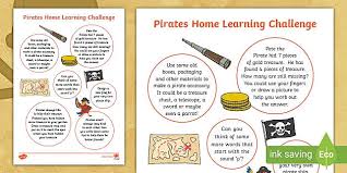 Maybe you would like to learn more about one of these? Pirates Home Learning Challenge Sheet Reception Fs2