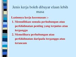 Naib canselor universiti utara malaysia memohon kelulusan untuk bayaran elaun lebih masa bagi staf tetap/sembilan dengan ini dipohon kelulusan untuk elaun lebih masa kepada pegawai ini berasaskan justifikasi berikut. Ppt Perintah Am Bab G Waktu Bekerja Dan Lebih Masa Powerpoint Presentation Id 1052169