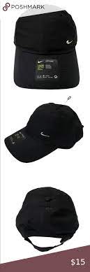 Nike Hat Metal Swoosh Unisex Black Cap Nike Hat Black Cap Nike